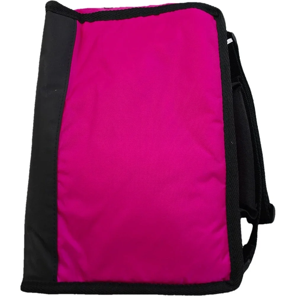 Arctic Zone Insulated Lunch Bag Pink Black Shoulder Strap New 10x 7.5 x 3